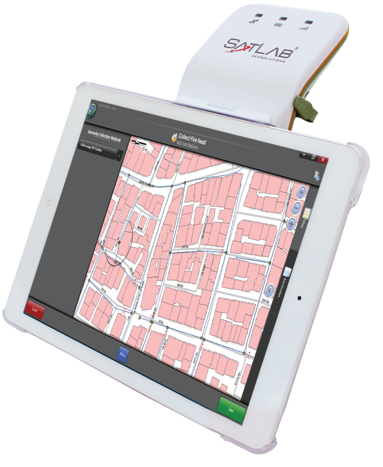 Satlab Geosolutions introduces SLC RTK handheld using your Tablet or Phone as display